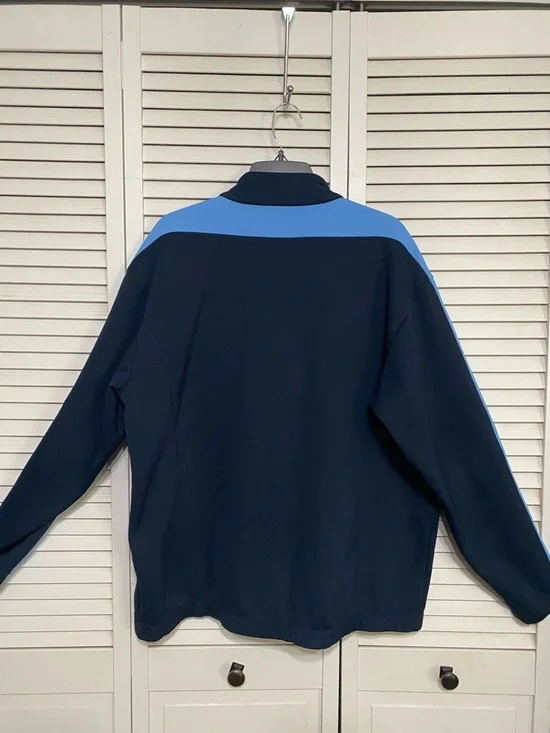 Nike Golf Nike Fit Therma Pullover Black and Light Blue Size XL - Picture 5 of 5